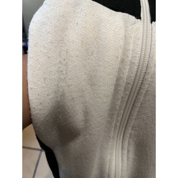 Vintage USA Olympics Yellow Black White Stripe Zig Zag Pattern Jacket Size Med - Picture 11 of 11